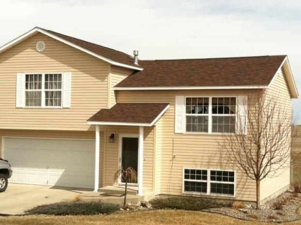 brown roof shingles